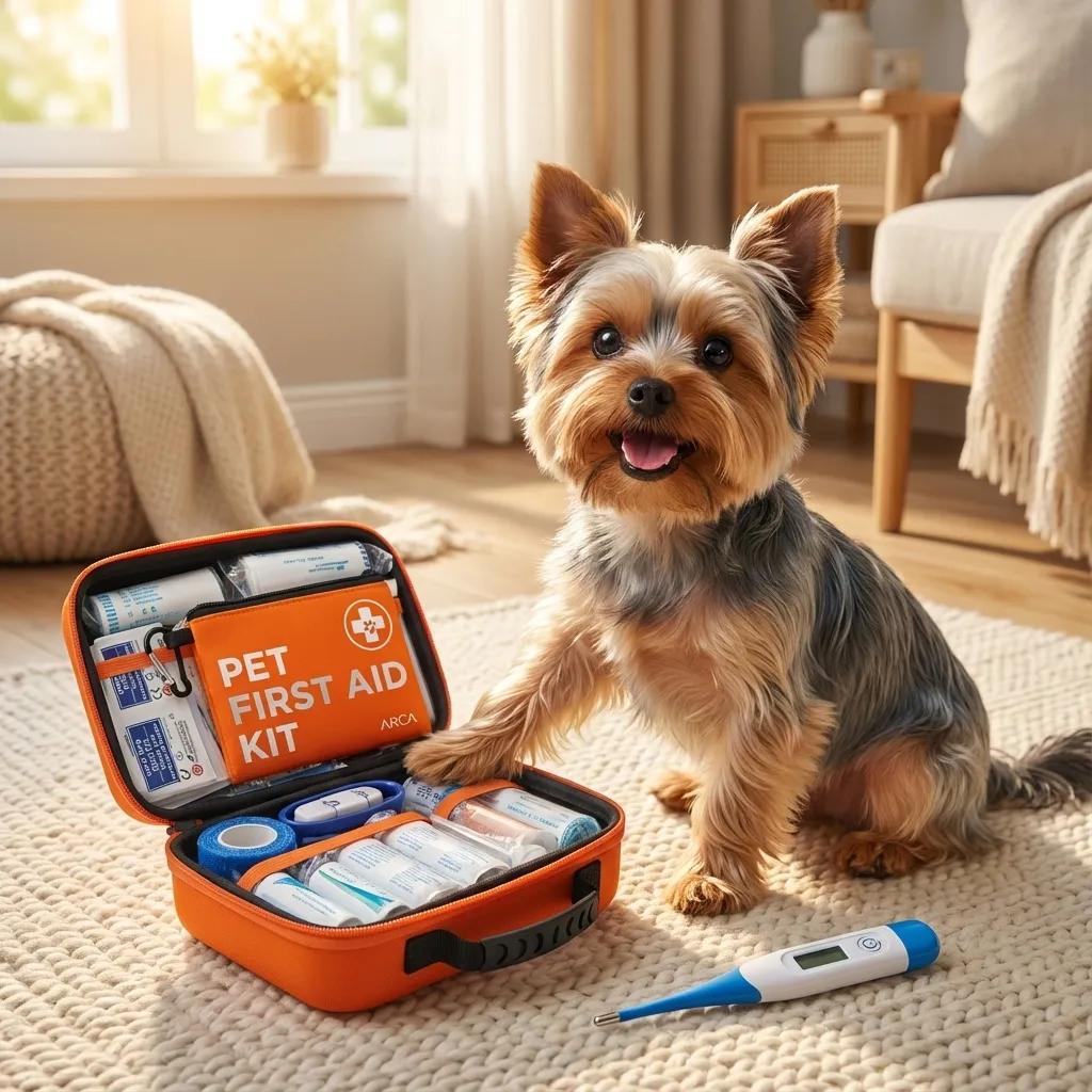 ARCA PET Cat & Dog First Aid Kit for Car - Pet Emergency Kit for Home Office Travel – Dog Camping Essentials with Digital ...