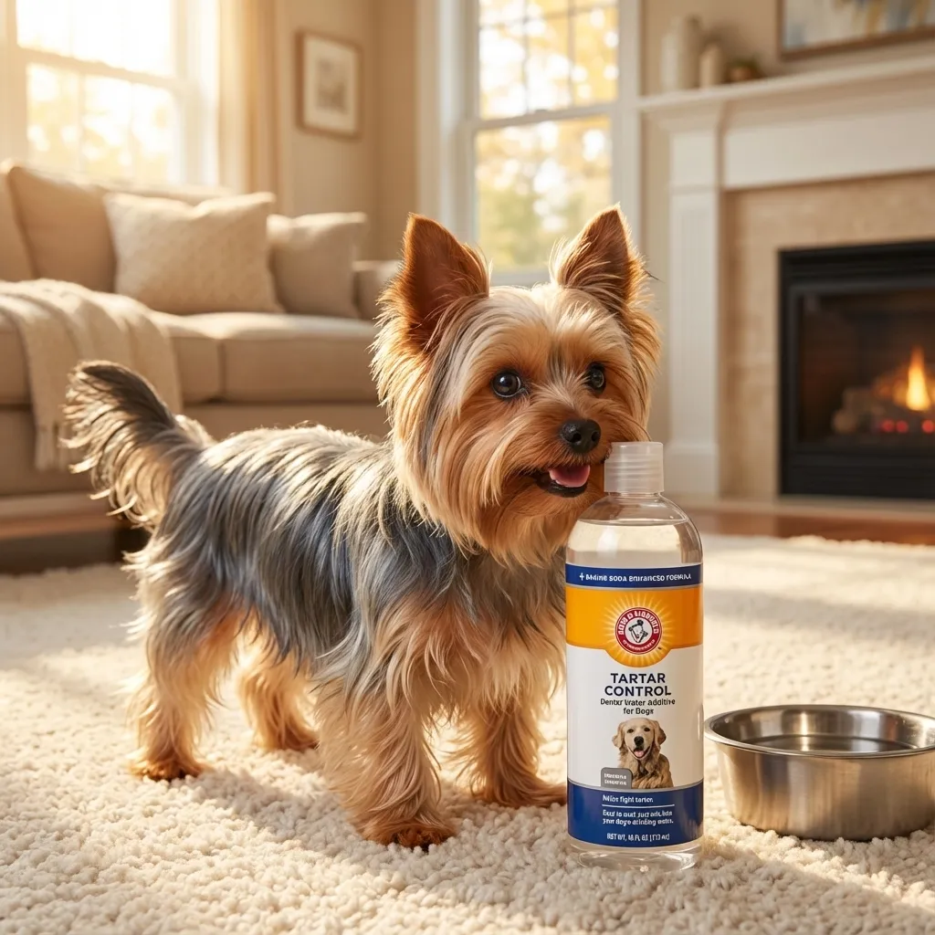 Arm & Hammer Dog Water Additive for Dental Care - Bad Breath Eliminator for Dogs & Dog Breath Freshener - Dog Tooth Plaque...