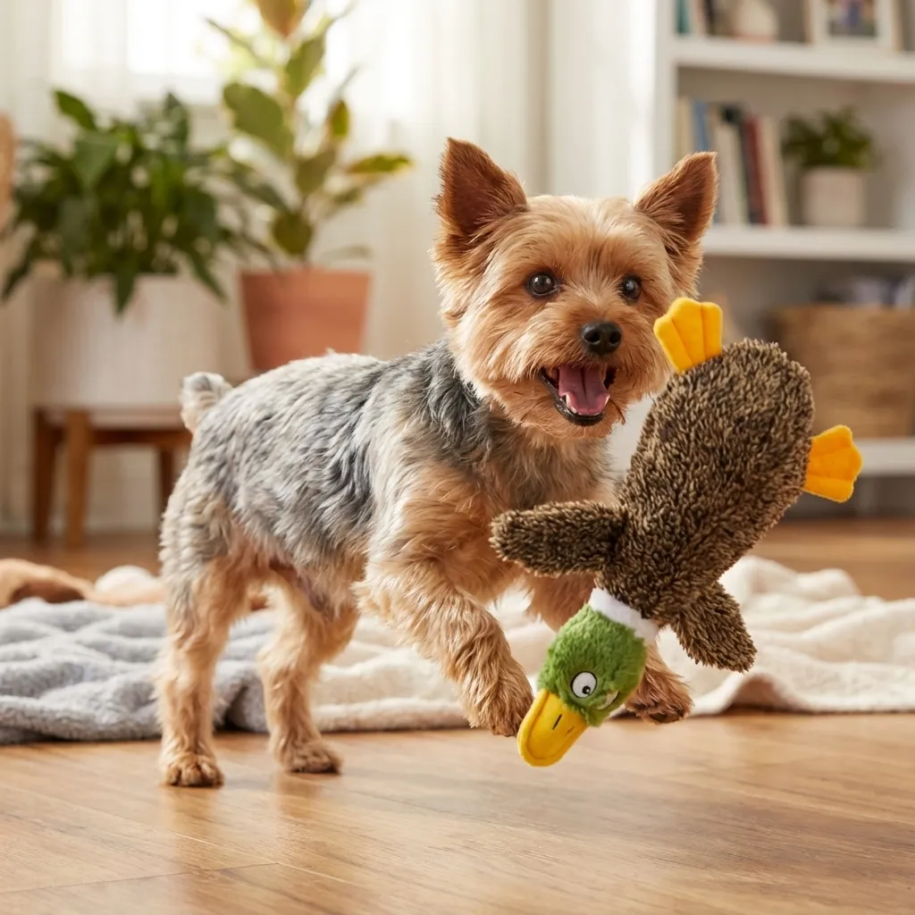 Best Pet Supplies Squeaky Dog Toys with Soft Durable Fabric for Small, Medium and Large Pets Interactive Toy for Indoor Pl...