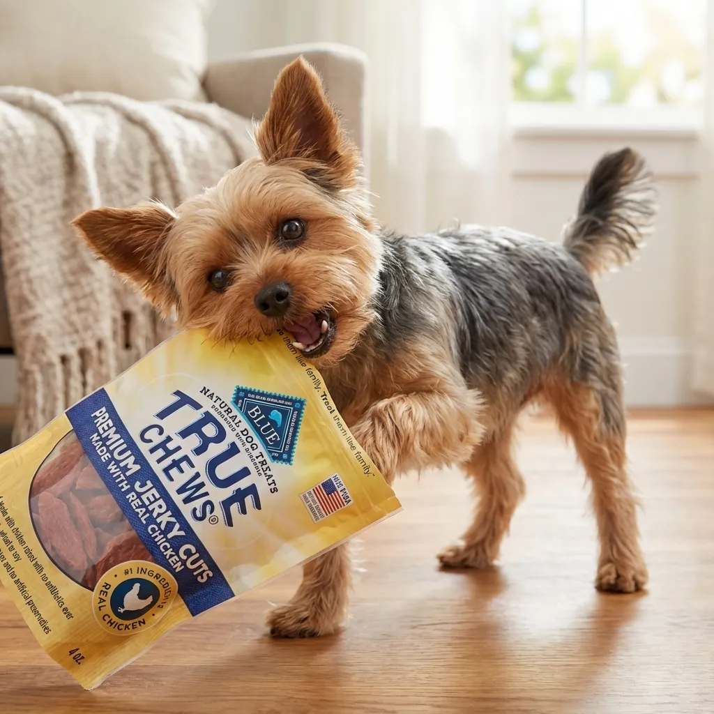 Blue Buffalo True Chews Premium Jerky Cuts Dog Treats, Made in the USA with Natural Ingredients and No Antibiotics Ever, C...