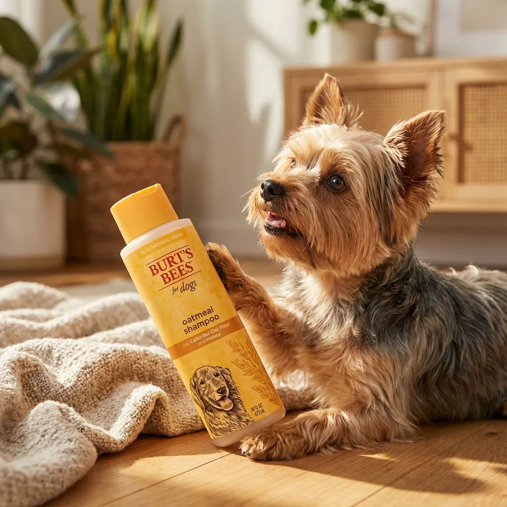 Burt's Bees for Pets Oatmeal Shampoo for Dogs with Colloidal Oat Flour and Honey - Skin Soothing Dog Oatmeal Shampoo, Mois...