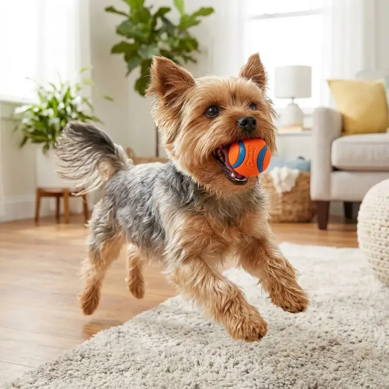 Chuckit! Ultra Ball Dog Toys - Size Large - for Dogs 60-100 lbs - Made from Durable Rubber - Super Bouncy - Day & Night Bundle - Floats in Water - 3-inch Diameter - Pack of 2