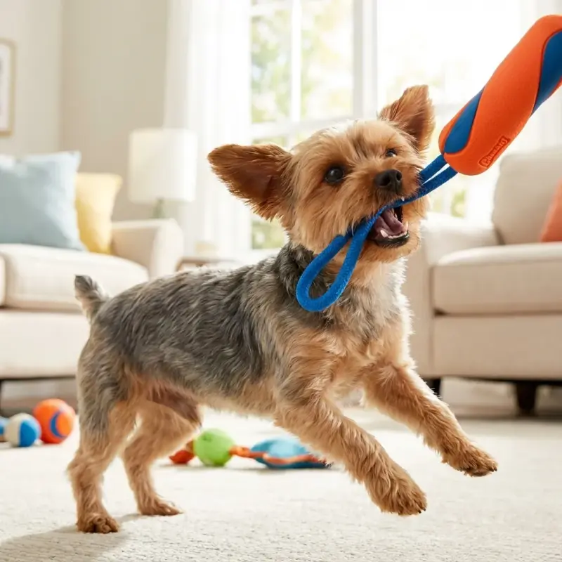 Chuckit! Ultra Bumper Tug Dog Toy,Orange,Medium
