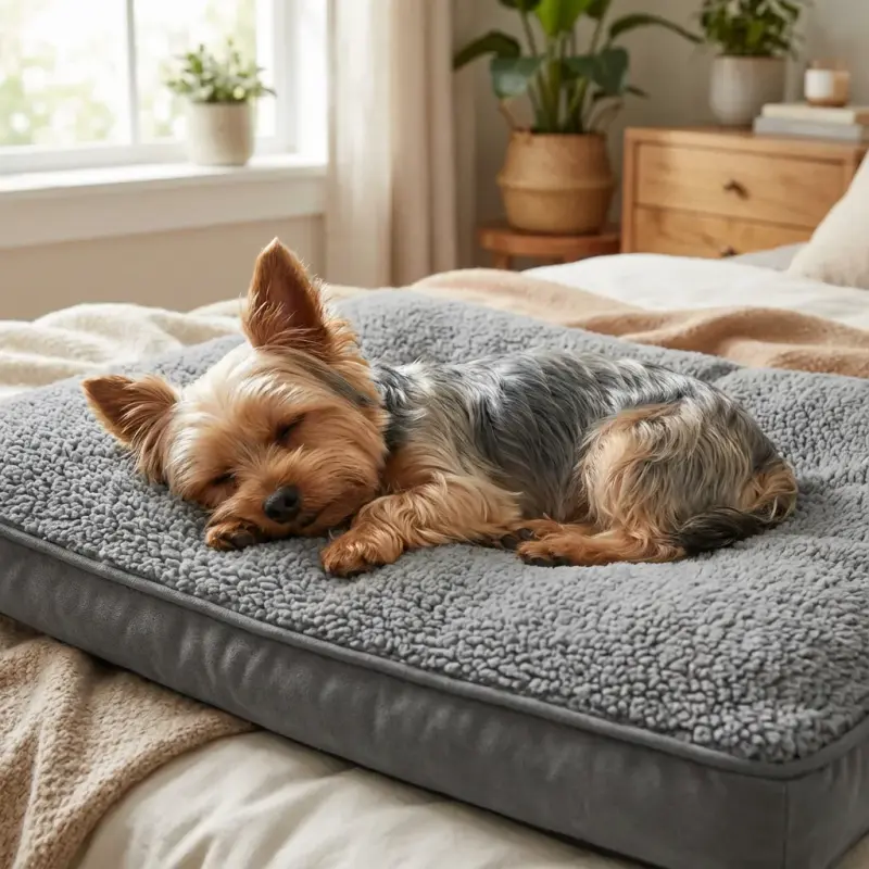 EHEYCIGA Orthopedic XL Dog Beds for Extra Large Dogs with Removable Washable Cover for Crate, Grey, 41x27