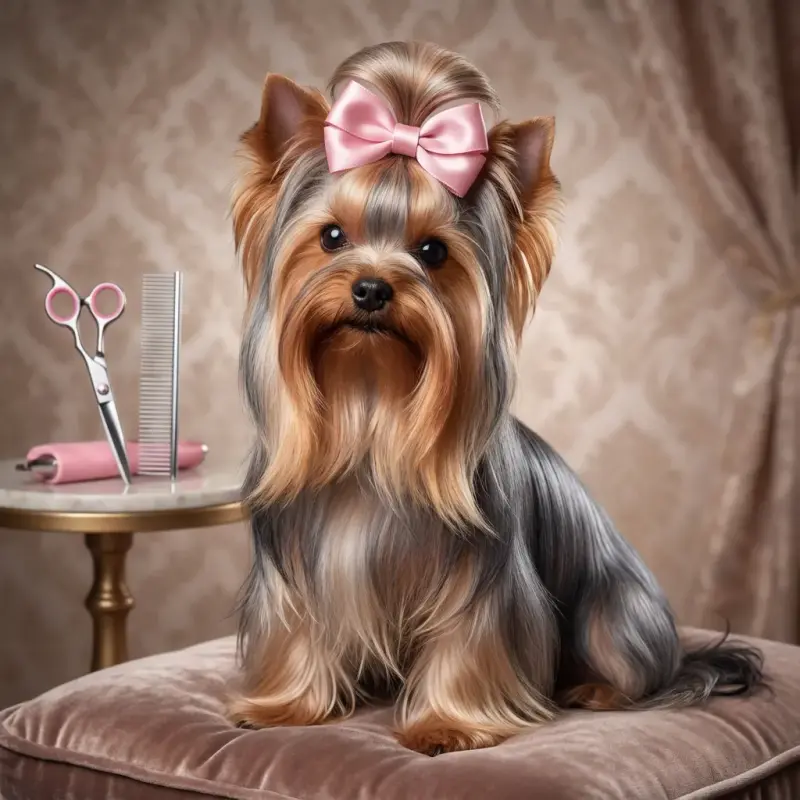 FAIGEO Dog Grooming Scissors with Safety Round Tips Stainless Steel Professional Dog Grooming Kit - Thinning, Curved Sciss...