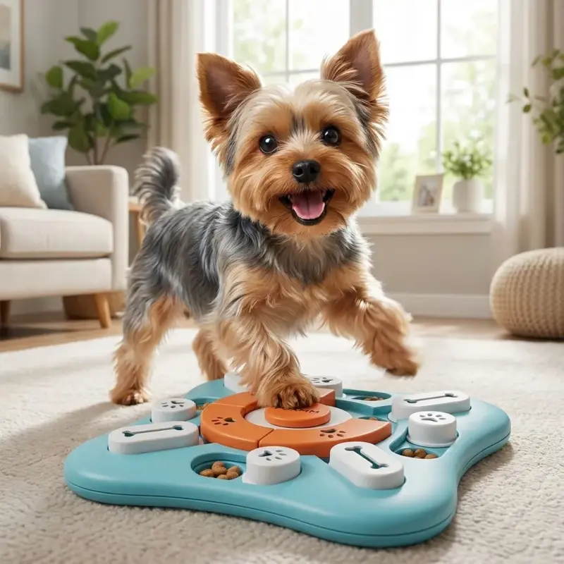 FOXMM Interactive Dog Treat Puzzle Toys for IQ Training & Mental Stimulating,Fun Slow Feeder,Large Medium Small Dogs Enric...