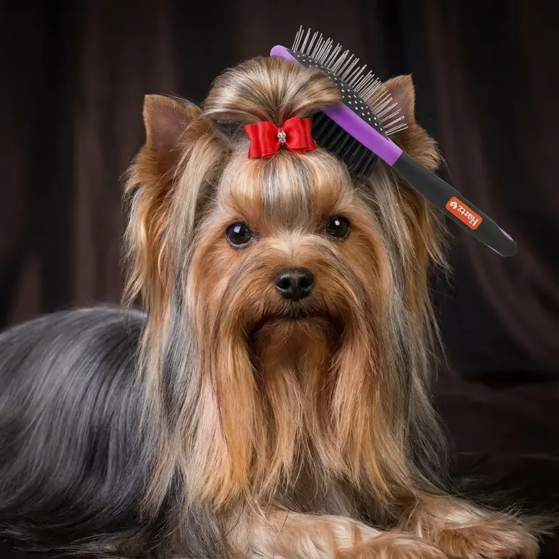 Hartz Groomer's Best Combo Dog Brush, Multi-Colored