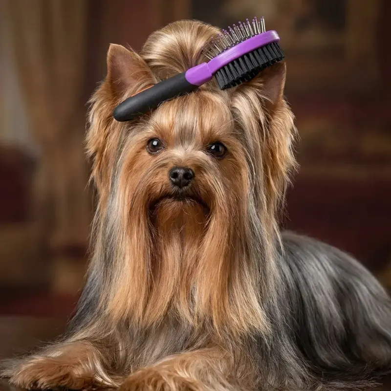 Hartz Grooming Supplies, Groomers Best Combo Brush for Dogs and Professionals 6-in-1 Dog Shampoo and Combo Brush Bundle, G...