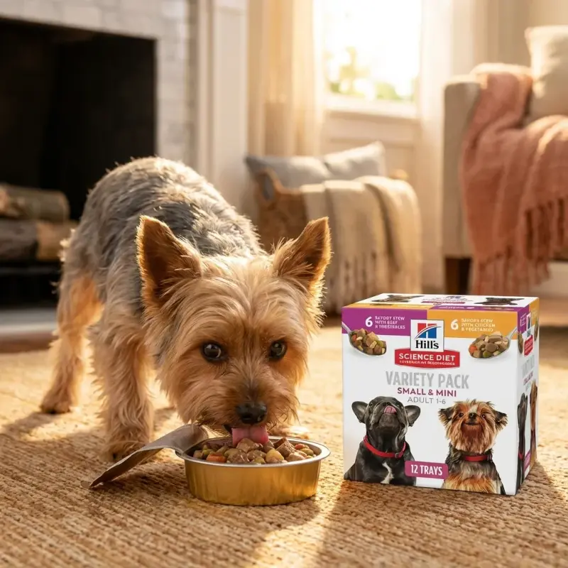 Hill's Science Diet Small & Mini, Adult 1-6, Small & Mini Breeds Premium Nutrition, Wet Dog Food, Variety Pack: Chicken & ...