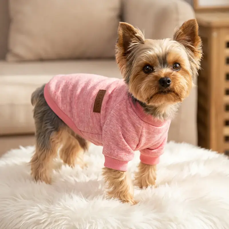 Jecikelon Dog Clothes Dogs Sweater Soft Puppies Clothing Winter Puppy Sweaters Warm Outfit for Dogs Small XXS XS Cat Appar...