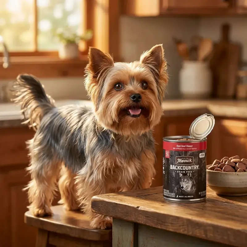 Merrick Backcountry Grain Free Premium Canned Wet Dog Food, Soft And Healthy Recipe, Real Beef Dinner - (Pack of 12) 12.7 ...