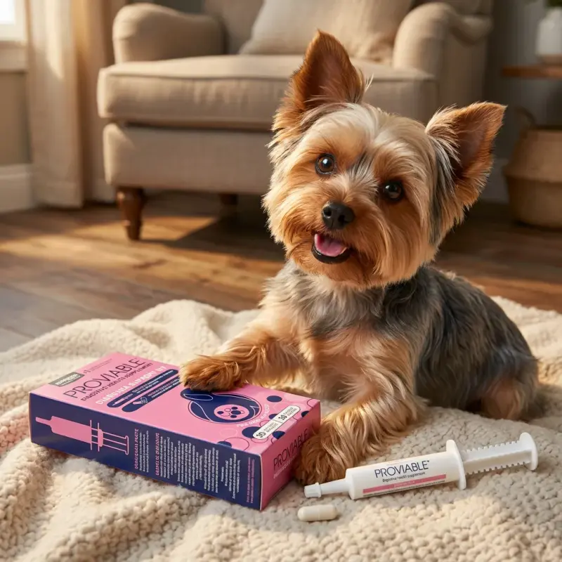 Nutramax Proviable Probiotics for Dogs, Diarrhea Support Kit, Digestive Health Supplement with Multiple Strains of Bacteri...