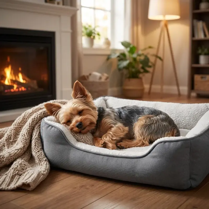 Orthopedic Dog Bed for Large Dogs - Big Waterproof Dog Crate Bed with Removable Washable Cover, Egg Crate Foam Support, An...