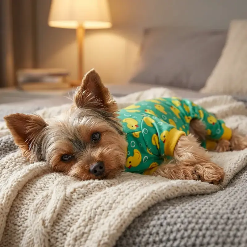 Paiaite Dog Pajamas Onesie: Comfortable Four-Legged Apparel for Small, Medium, & Large Dogs, Polyester Material for Comfor...