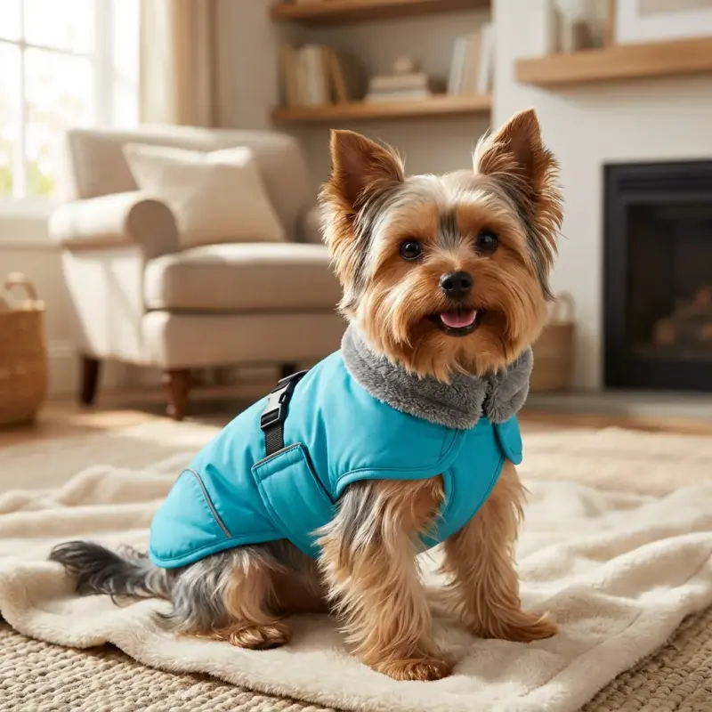 Queenmore Dog Winter Jacket, Fleece Lining Pet Vests for Winter, Dog Cold Weather Coats, Dogs Coat for Medium Puppy Waterp...