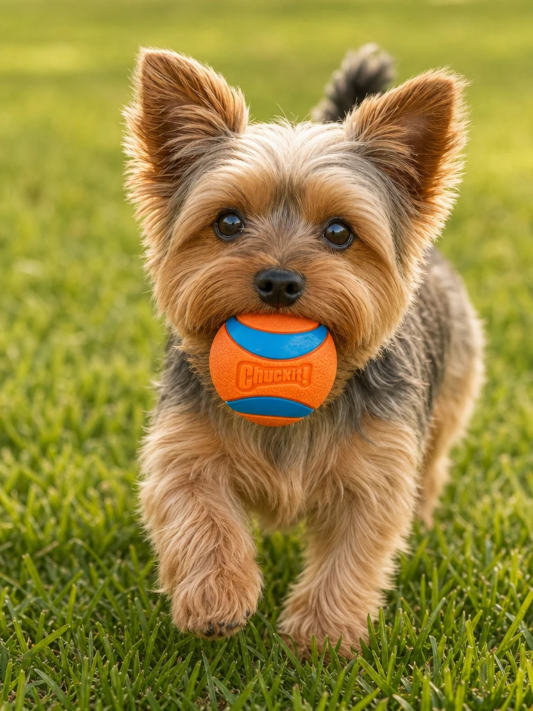 Sammy with the Chuckit! Ultra Ball Durable Rubber (2-Pack)