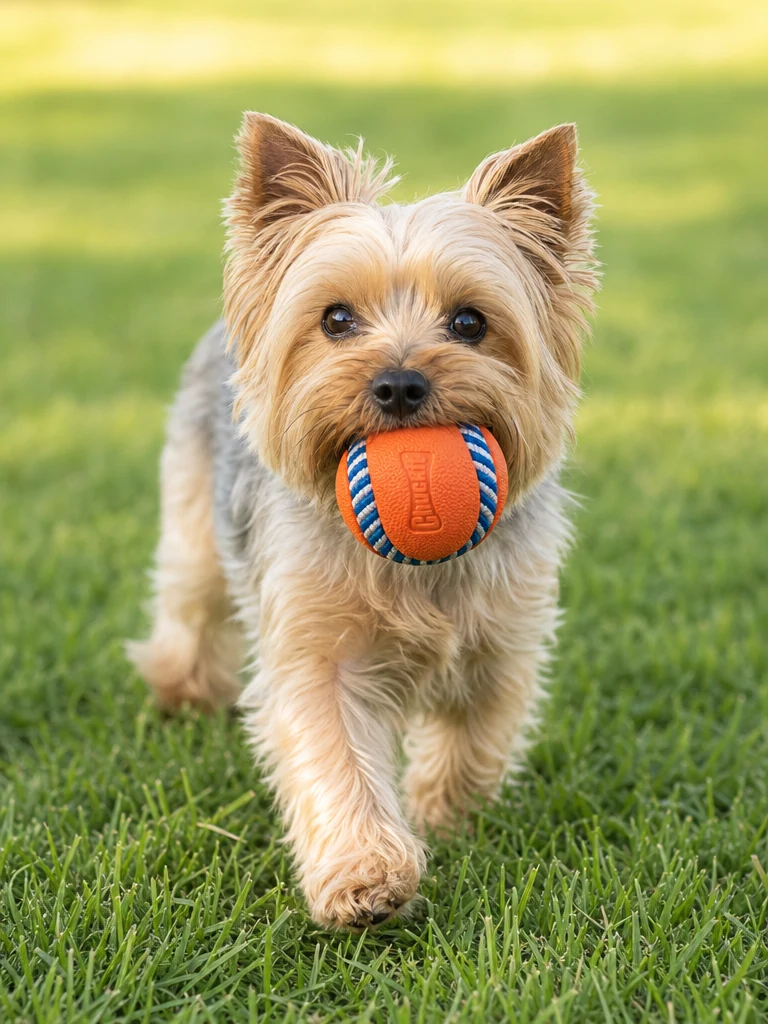 Sammy with the Chuckit! Ultra Bumper Tug Dog Toy (Medium)