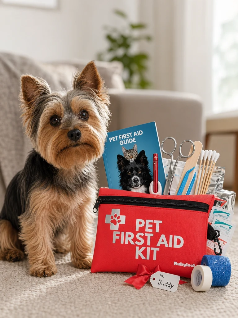 Sammy with the rubyloo Vet-Approved Dog First Aid Kit (Travel)