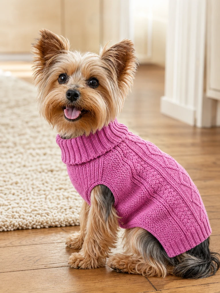 Sammy with the viunimo Knitted Sleeveless Sweater, Pink (XS)