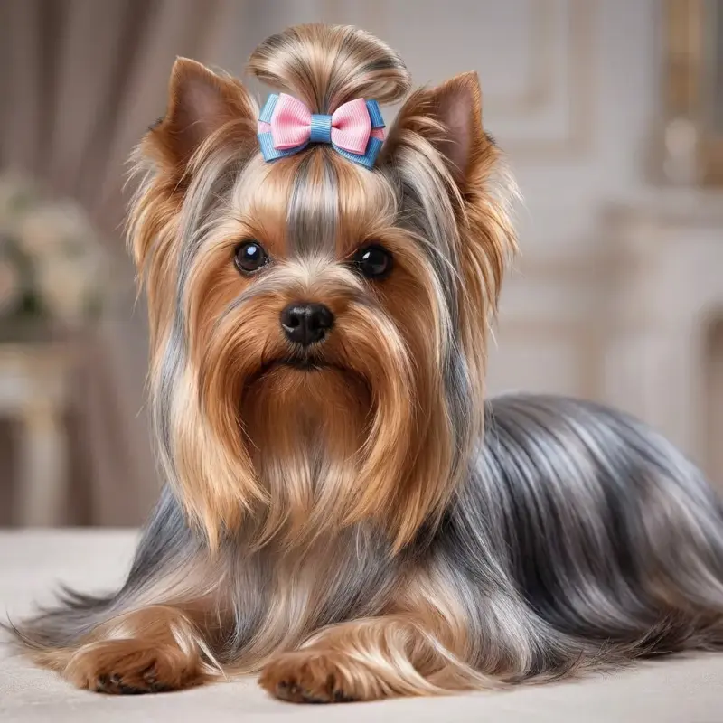 Sammy with the MAEELOU Cloud Shape Small Dog Grooming Brush