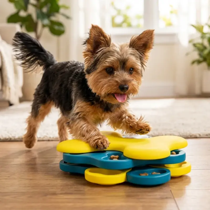 Sammy with the Fun Yorkie Interactive Toy