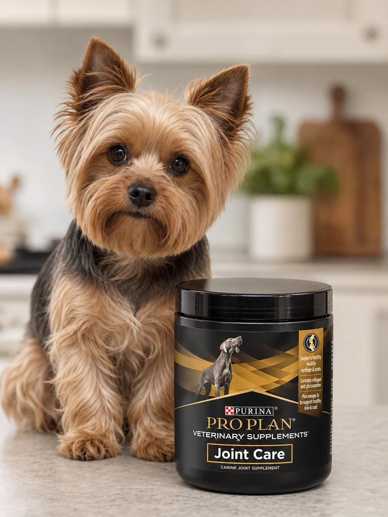 Sammy with the Purina Pro Plan Joint Supplement (30-ct)